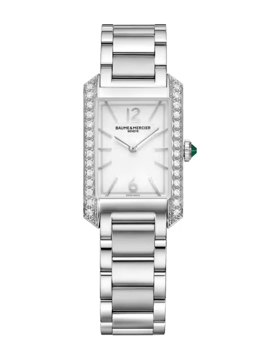 Baume & Mercier Hampton Women Quartz Watch, Diamond-Set - 35 x 22 mm 10631