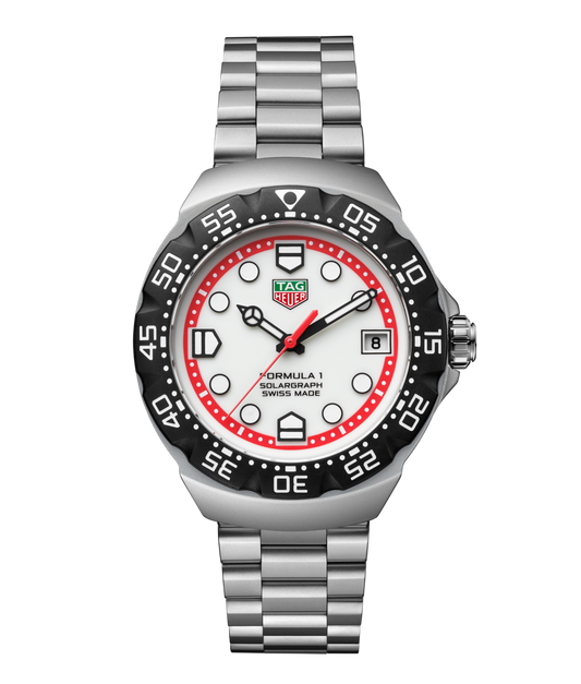 TAG Heuer Formula 1 Solargraph Solar Quartz, 38 mm, Steel WBY1111.BA0042