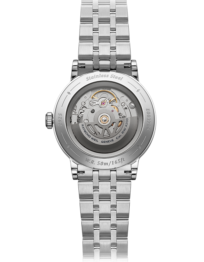 Raymond Weil Millesime Men's Automatic Salmon Sector Dial Bracelet Watch, 39.5mm 2925-ST-80001
