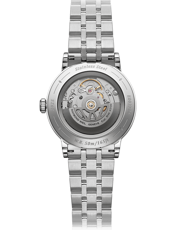 Raymond Weil Millesime Men's Automatic Salmon Sector Dial Bracelet Watch, 39.5mm 2925-ST-80001