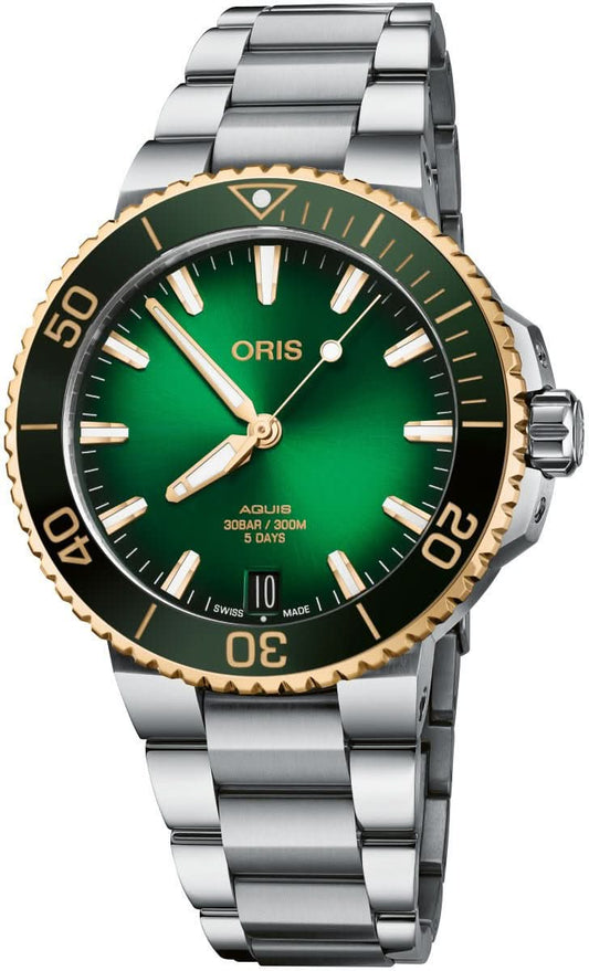 Oris Aquis Date Calibre 400 Automatic Watch 01 400 7769 6357-07 8 22 09PEB
