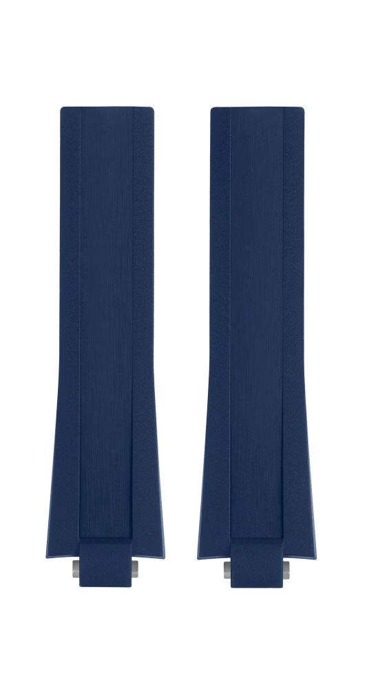 Baume & Mercier Dark blue Rubber Strap MXE0N5L3