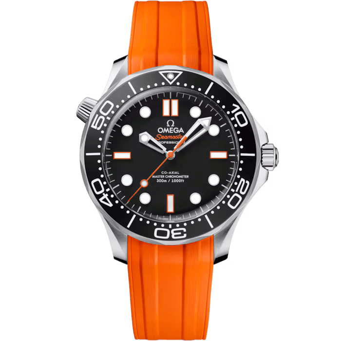 Omega Seamaster Diver 300M 42 mm, steel on rubber strap 210.32