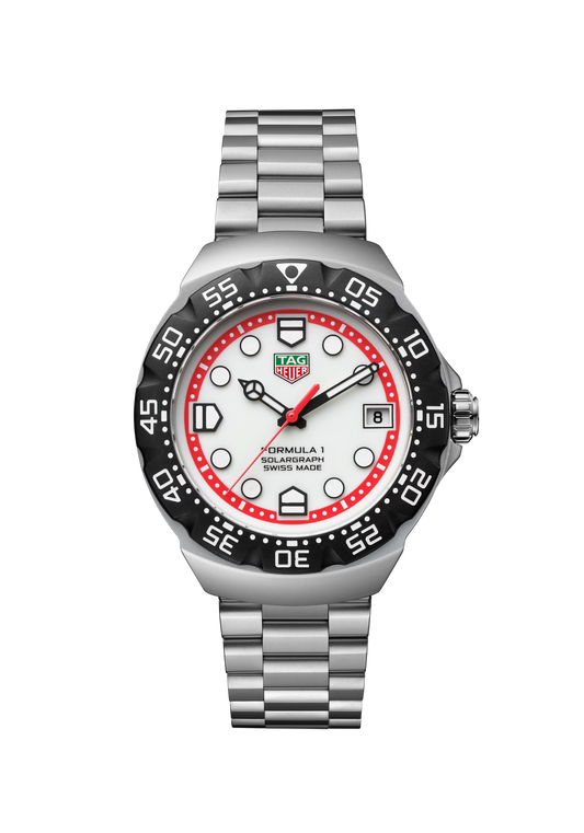 TAG Heuer Formula 1 Solargraph Solar Quartz, 38 mm, Steel WBY1111.BA0042