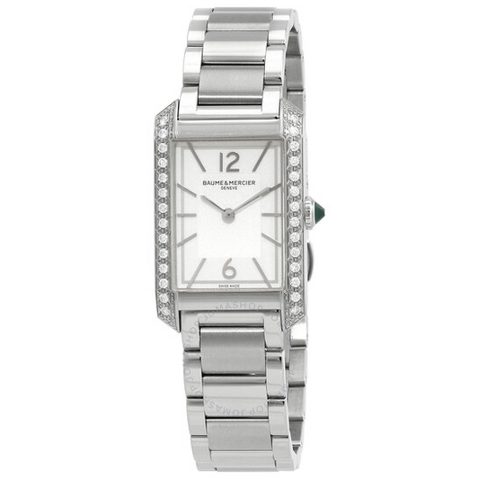 Baume & Mercier Hampton Quartz Watch, Diamond-Set 10631