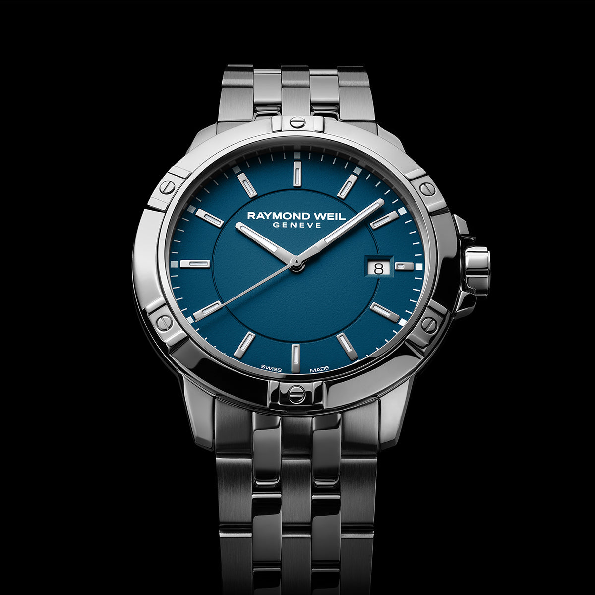 Raymond Weil Tango Men's Quartz Blue Dial Bracelet Watch, 41mm 8160-ST-50041