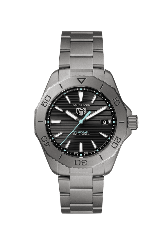 Tag Heuer Aquaracer Professional 200 Solargraph Solar Quartz Titanium Watch WBP1180.BF0000