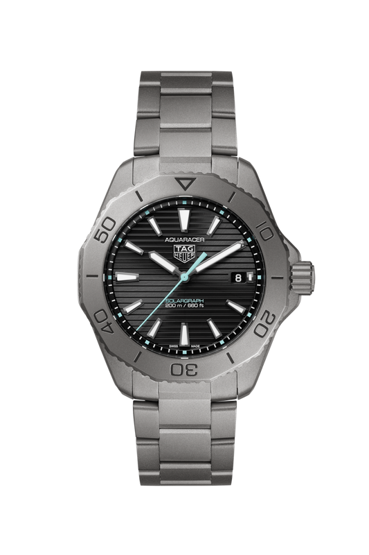 Tag Heuer Aquaracer Professional 200 Solargraph Solar Quartz Titanium Watch WBP1180.BF0000