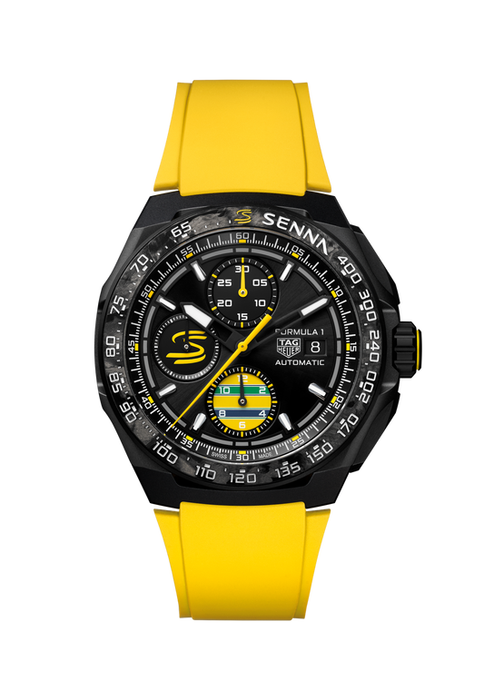TAG Heuer Formula 1 Chronograph x Senna Automatic, 44 mm, DLC Titanium CBZ2081.FT8092