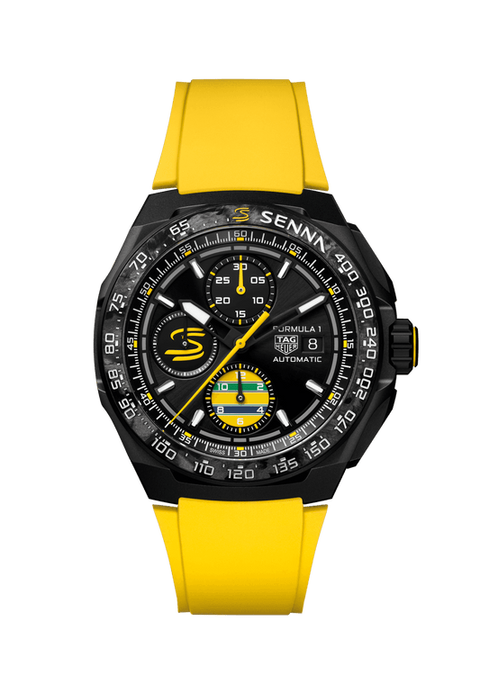 TAG Heuer Formula 1 Chronograph x Senna Automatic, 44 mm, DLC Titanium CBZ2081.FT8092