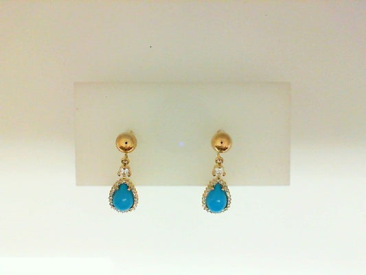 Colored Stone Earring