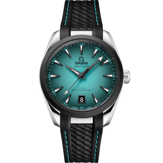 Omeg Seamaster Aqua Terra 150M 38 mm, steel on rubber strap 220.32.38.20.03.001