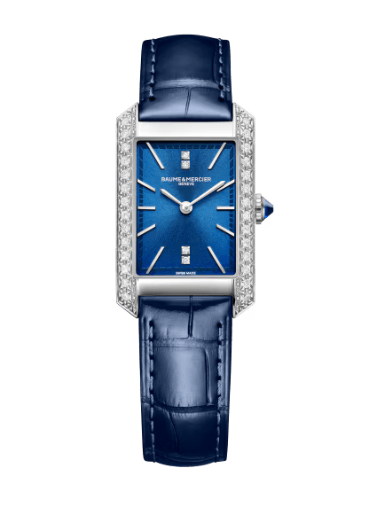 Baume & Mercier Hampton Quartz Watch, Diamond-Set 10709