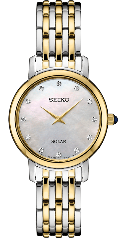 Seiko Diamonds Mother of Pearl Dial Ladies Watch SUP398