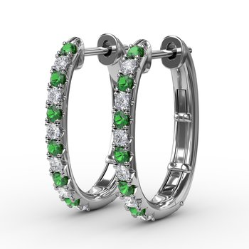 Colored Stone Earring