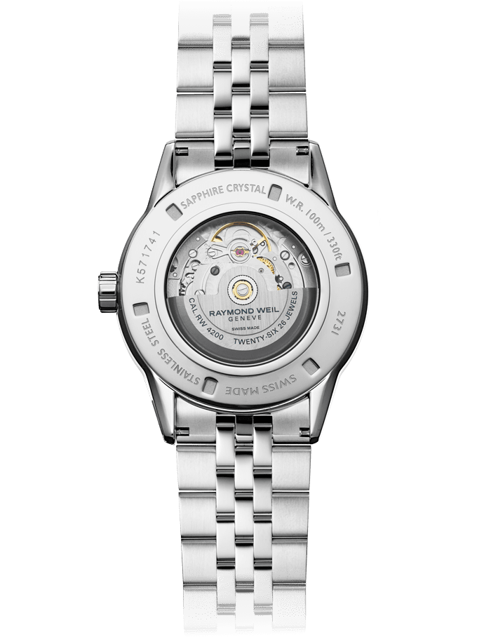 Raymond Weil Freelancer Men's Automatic Green Dial Bracelet Watch, 42mm 2731-ST-52001