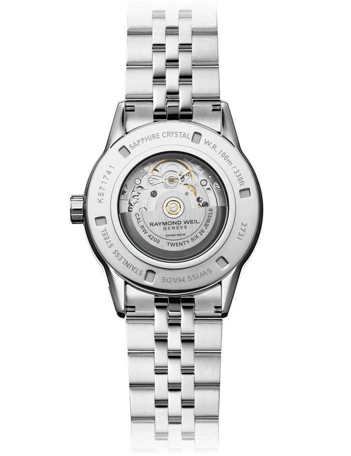 Raymond Weil Freelancer Men's Automatic Green Dial Bracelet Watch, 42mm 2731-ST-52001