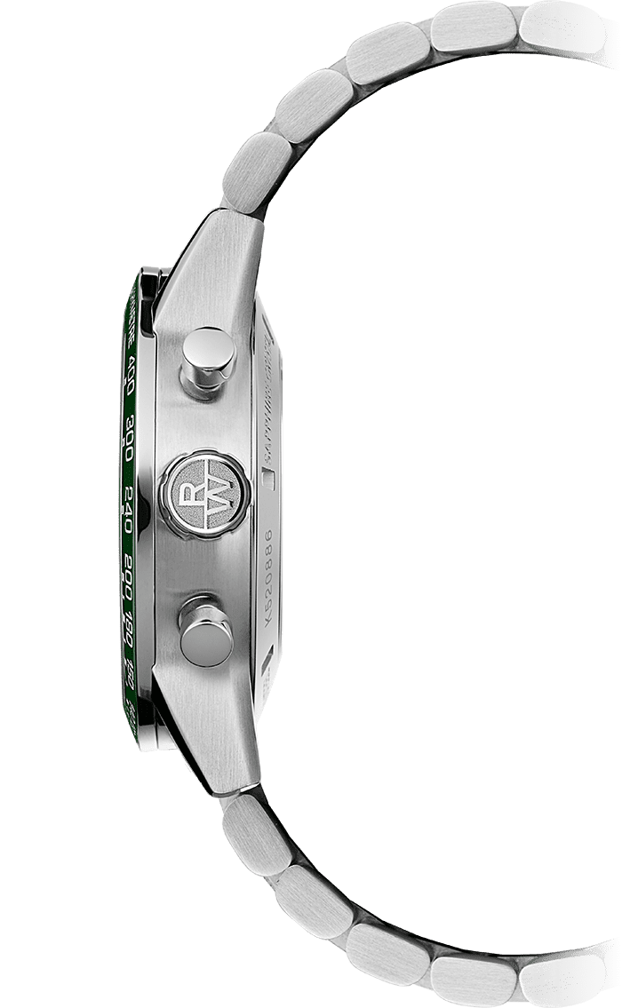 Raymond Weil Freelancer Men's Automatic Chronograph Green Dial Bracelet Watch, 43.5mm 7741-ST7-52021
