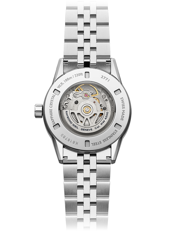 Raymond Weil Freelancer Automatic Blue Dial Stainless Steel Bracelet Watch, 38mm 2771-ST-50051