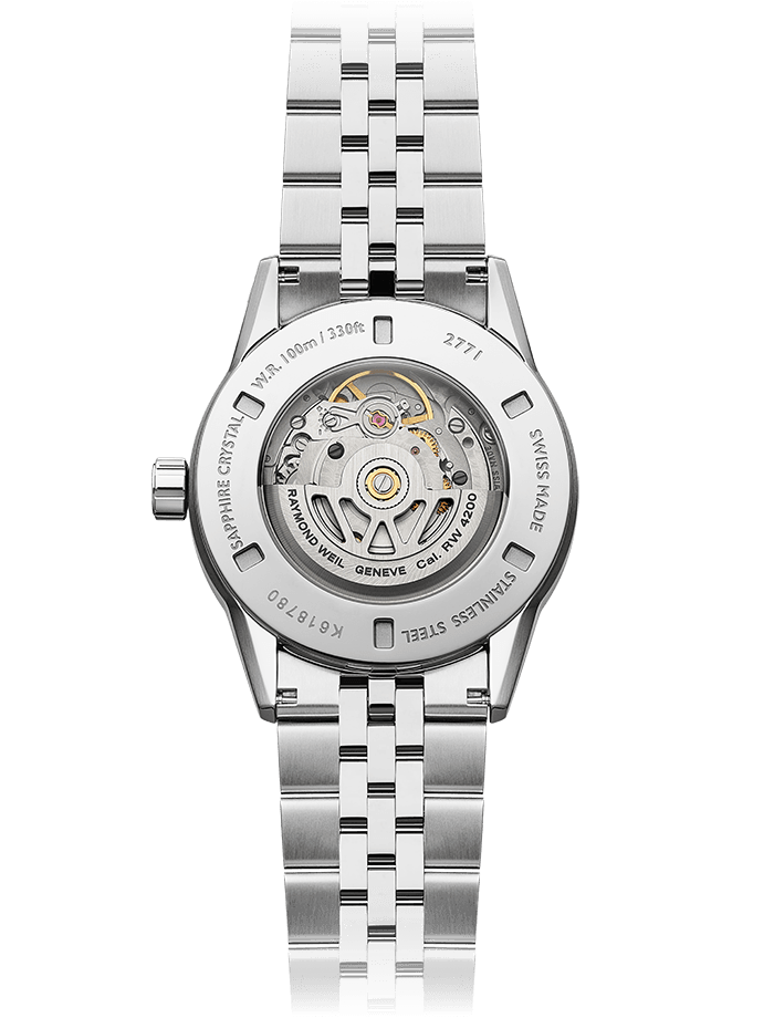 Raymond Weil Freelancer Automatic Blue Dial Stainless Steel Bracelet Watch, 38mm 2771-ST-50051