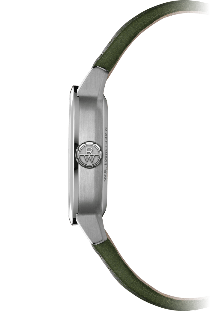 Raymond Weil Freelancer Men's Calibre RW1212 Automatic Green Dial Green Leather Strap Watch, 40 x 40mm 2790-STC-52051