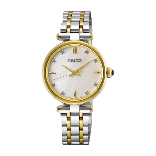Seiko Diamonds Women' Two-Tone Watch HGH007