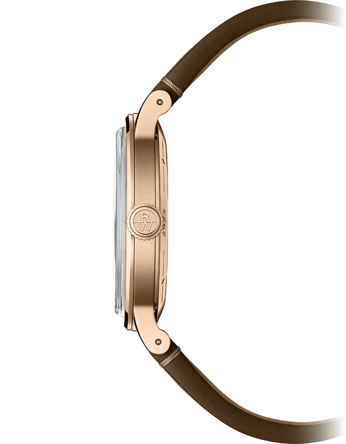 Raymond Weil Millesime Men's Automatic Silver Sector Dial Brown Leather Strap Watch, 39.5mm 2925-PC5-65001