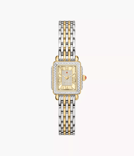 Michele Deco Madison Mini 18K Two-Tone Gold-Plated Watch MWW06D000178
