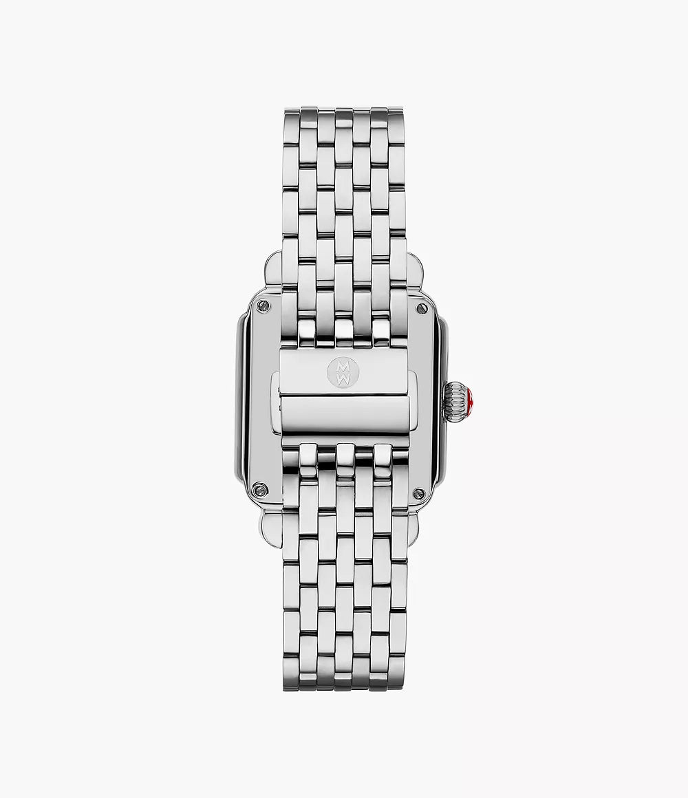 Michele Limited Edition Deco Madison Stainless Steel Diamond Watch MWW06T000274
