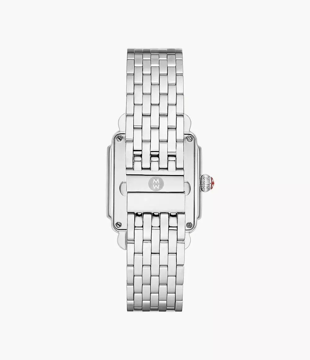 Michele Deco Mid Stainless Diamond Dial Watch MWW06V000002