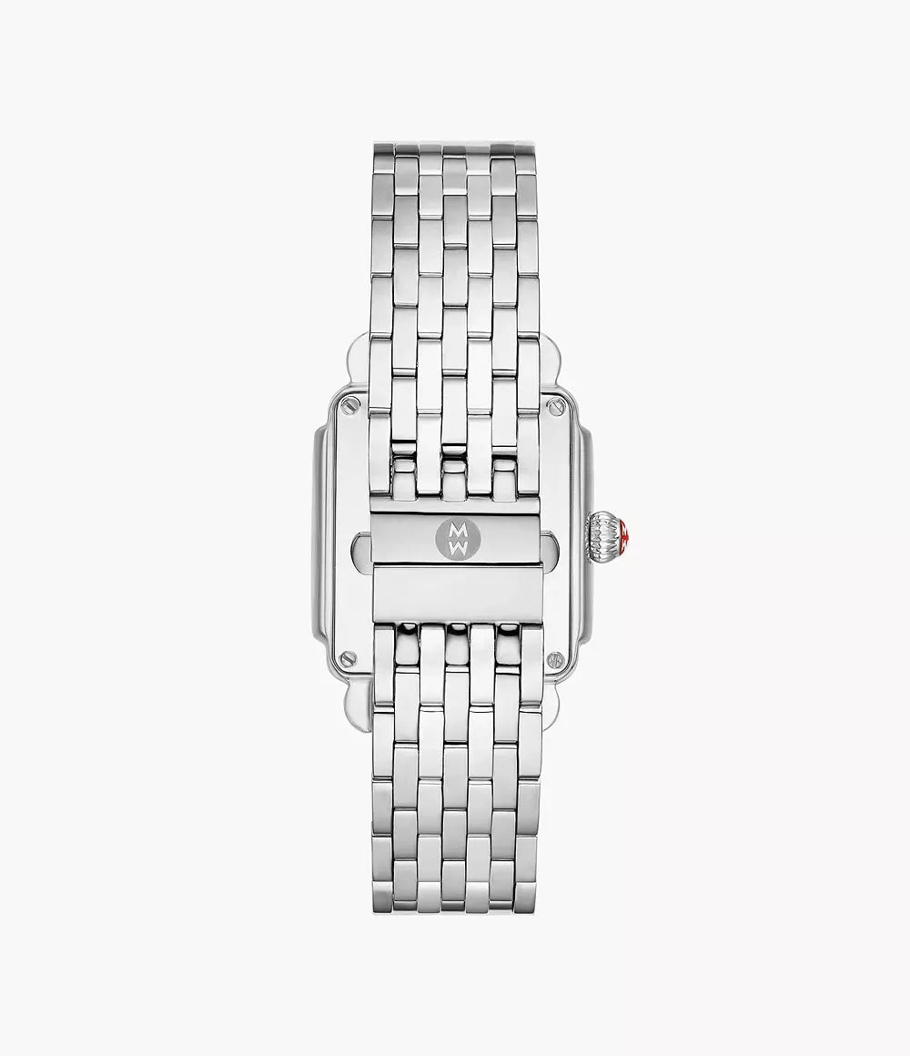 Michele Deco Mid Diamond Stainless Steel Watch MWW06V000122