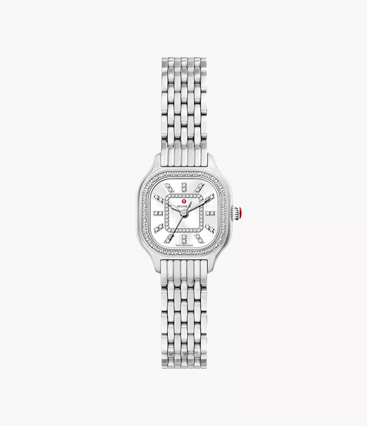 Michele Meggie Mini Diamond Stainless Steel Watch MWW33D000001