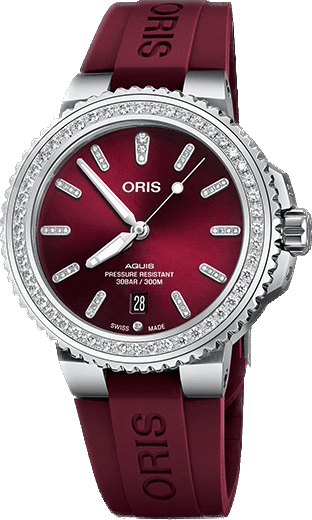 Oris Aquis Date Diamonds Automatic Watch 01 733 7766 4998-07 4 22 68FC