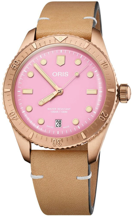Oris Divers Sixty‑Five 'Cotton Candy' Automatic Watch 01 733 7771 3158-07 5 19 04BR