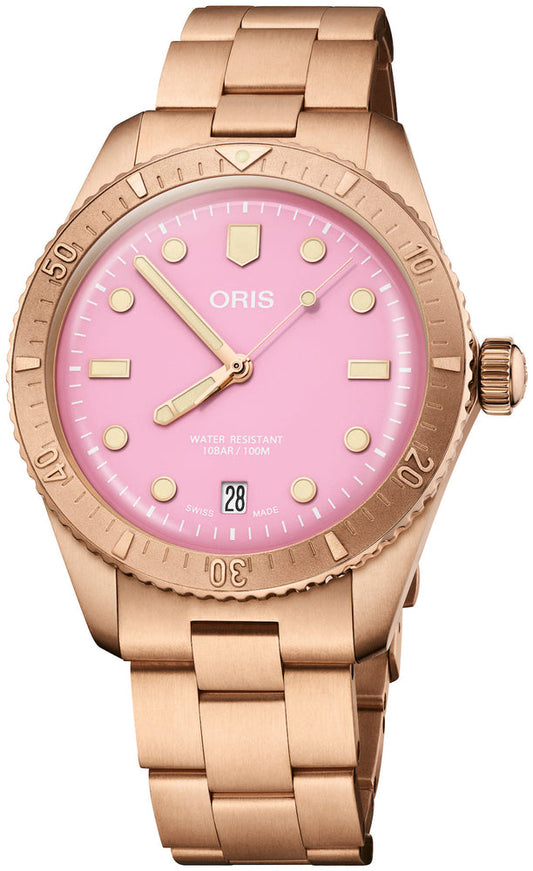 Oris Divers Sixty‑Five 'Cotton Candy' Automatic Watch 01 733 7771 3158-07 8 19 15