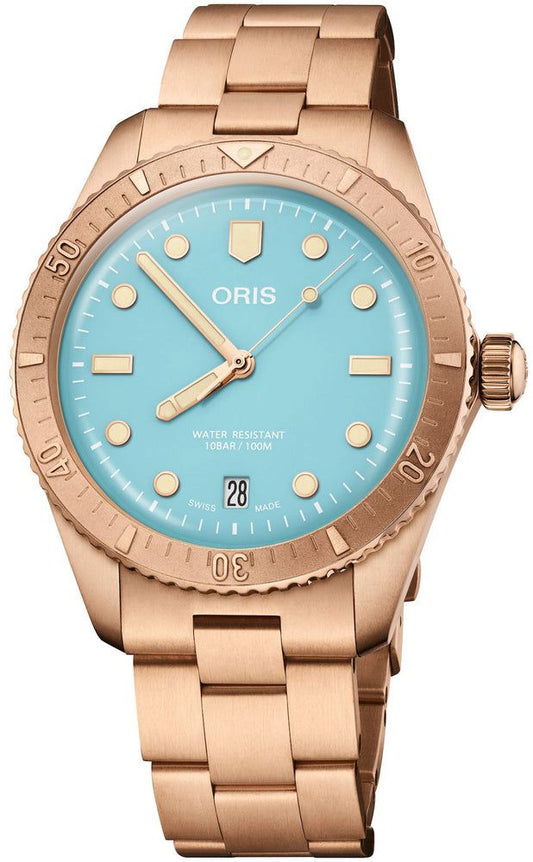 Oris Divers Sixty‑Five 'Cotton Candy' Automatic Watch 01 733 7771 3155-07 8 19 15