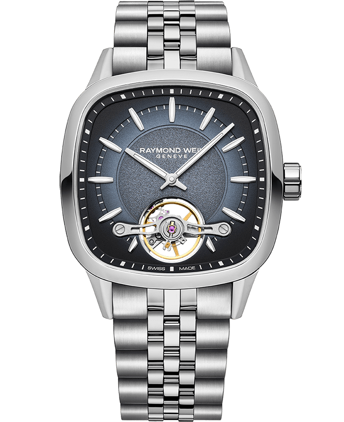 Raymond Weil Freelancer Men's Calibre RW1212 Automatic Blue Dial Bracelet Watch, 40 x 40mm 2790-ST-50051