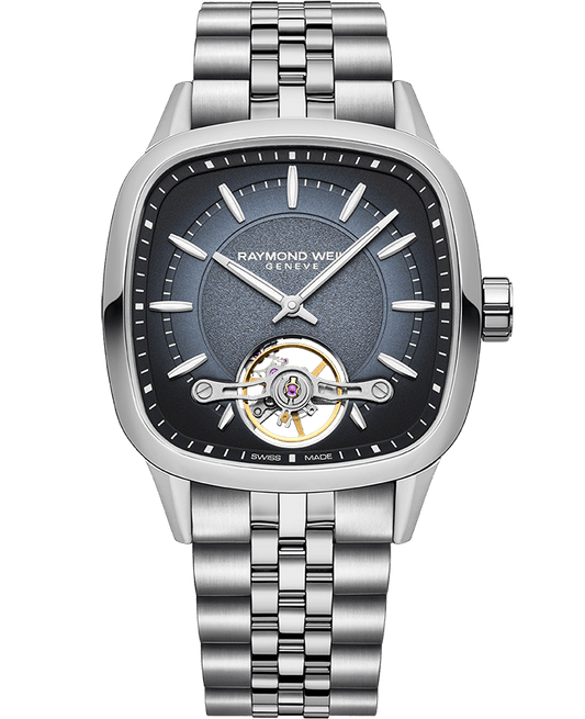 Raymond Weil Freelancer Men's Calibre RW1212 Automatic Blue Dial Bracelet Watch, 40 x 40mm 2790-ST-50051