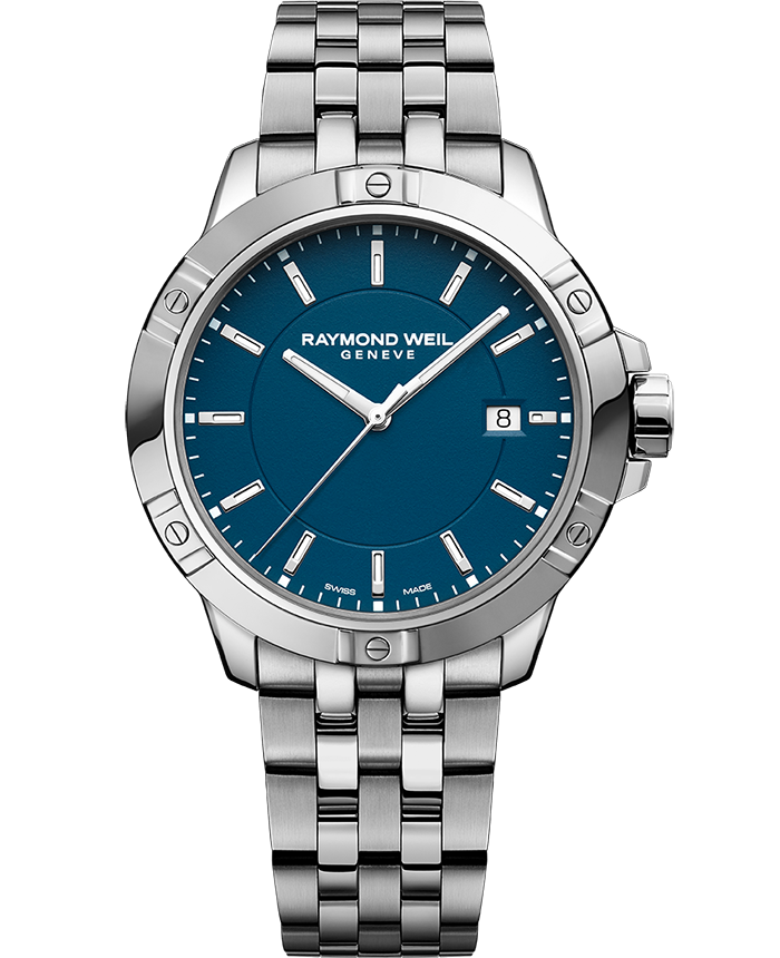 Raymond Weil Tango Men's Quartz Blue Dial Bracelet Watch, 41mm 8160-ST-50041