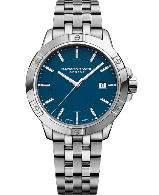 Raymond Weil Tango Men's Quartz Blue Dial Bracelet Watch, 41mm 8160-ST-50041