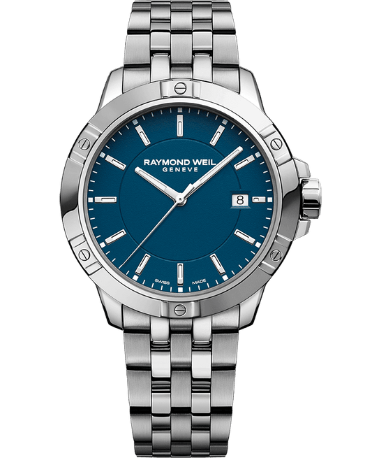 Raymond Weil Tango Men's Quartz Blue Dial Bracelet Watch, 41mm 8160-ST-50041