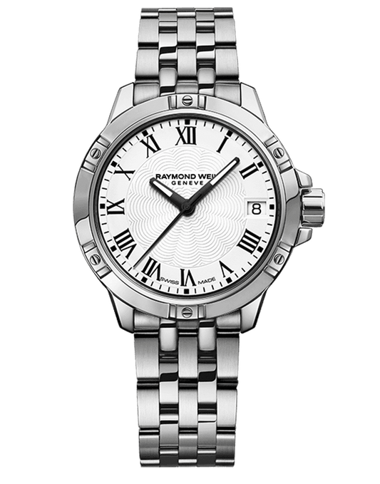 Raymond Weil Tango Ladies Quartz White Dial Bracelet Watch, 30mm 5960-ST-00300