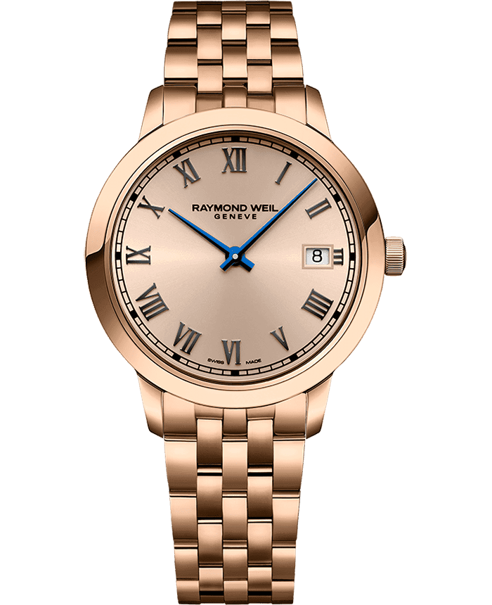 Raymond Weil Toccata Ladies Quartz Rose Gold PVD Bracelet Watch, 34mm 5385-P5-00859