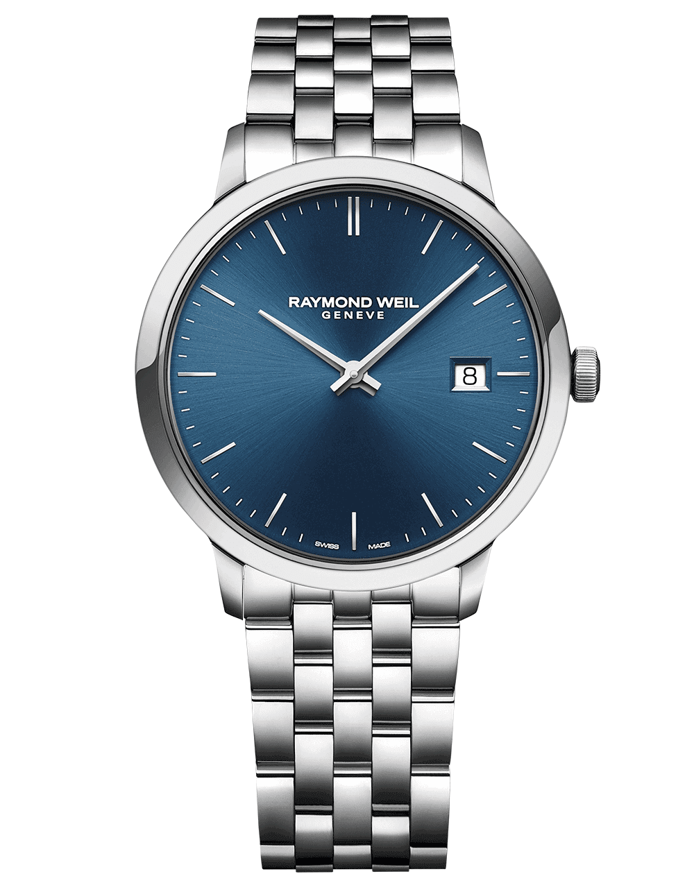 Raymond Weil Toccata Men's Quartz Blue Dial Bracelet Watch, 39mm 5485-ST-50001