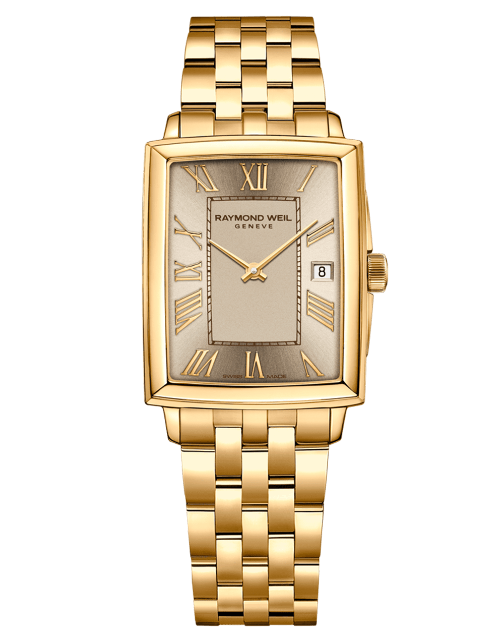 Raymond Weil Toccata Ladies Quartz Champagne Dial Bracelet Watch, 22.6 x 28.1mm 5925-P-00100