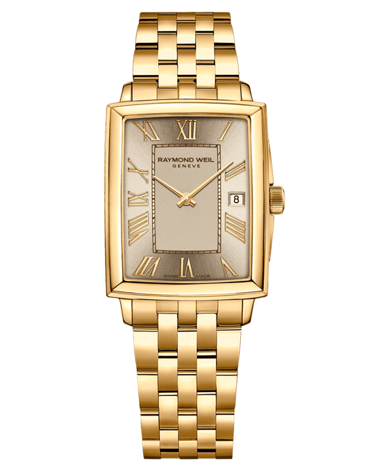 Raymond Weil Toccata Ladies Quartz Champagne Dial Bracelet Watch, 22.6 x 28.1mm 5925-P-00100
