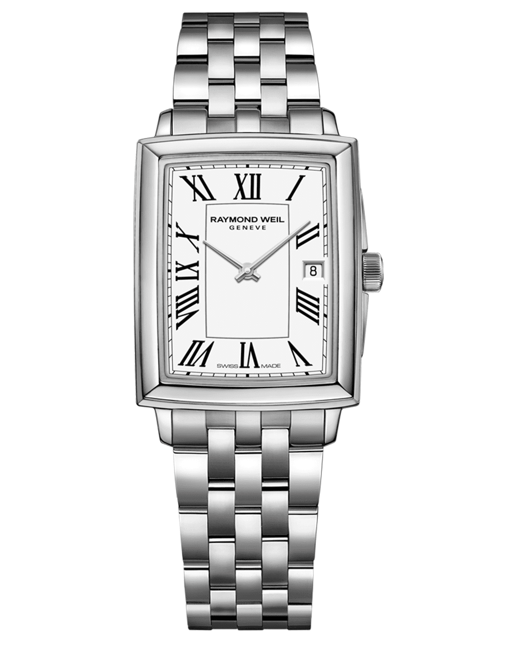 Raymond Weil Toccata Ladies Quartz White Dial Stainless Steel Bracelet Watch, 22.6 x 28.1mm 5925-ST-00300