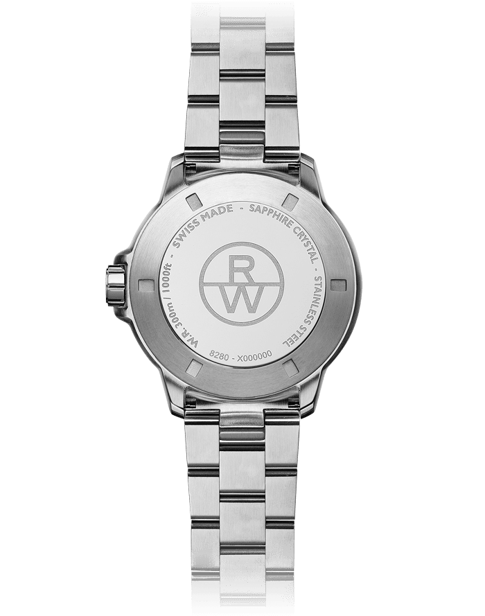 Raymond Weil Tango 300 GMT Men's Quartz Black Dial Bracelet Watch, 42mm 8280-ST2-20001