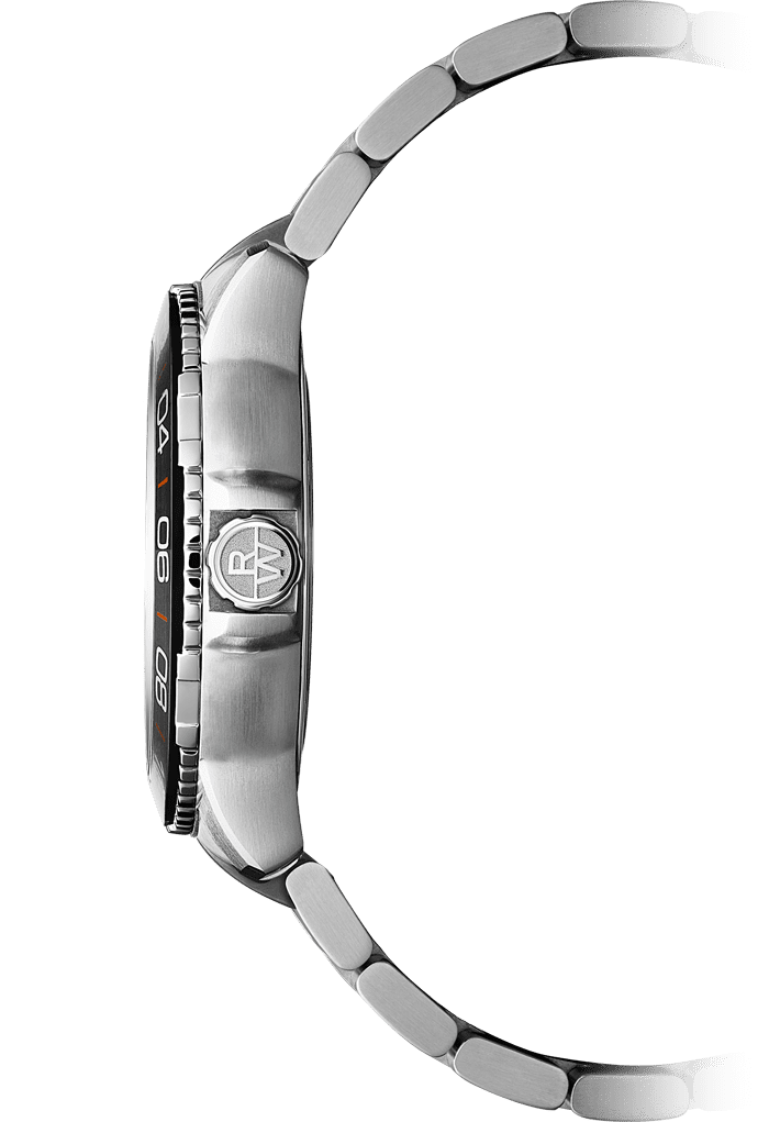 Raymond Weil Tango 300 GMT Men's Quartz Black Dial Bracelet Watch, 42mm 8280-ST2-20001
