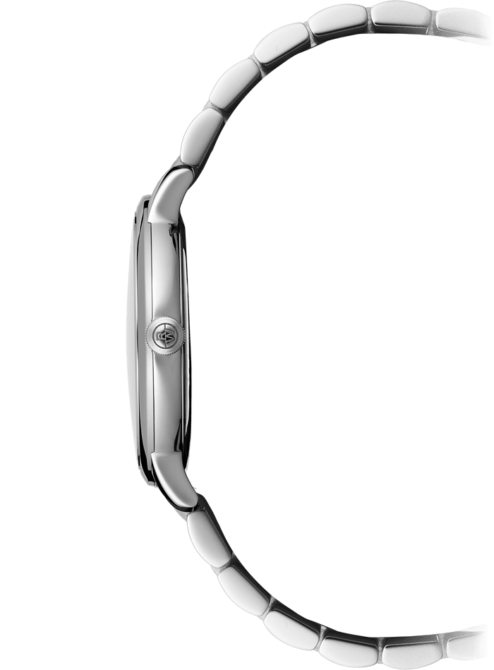 Raymond Weil Toccata Men's Quartz White Dial Bracelet Watch, 39mm 5485-ST-00359